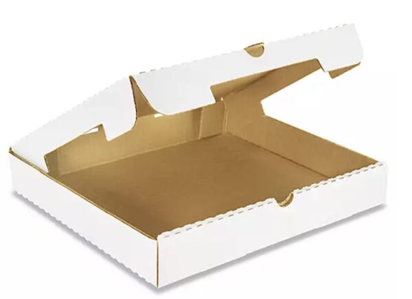 12″ Corr Pizza Box White